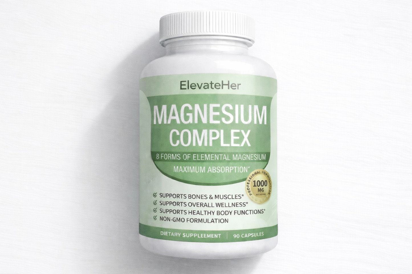 Toplux Magnesium Complex 8 Essential Magnesium Supplement 1000Mg
